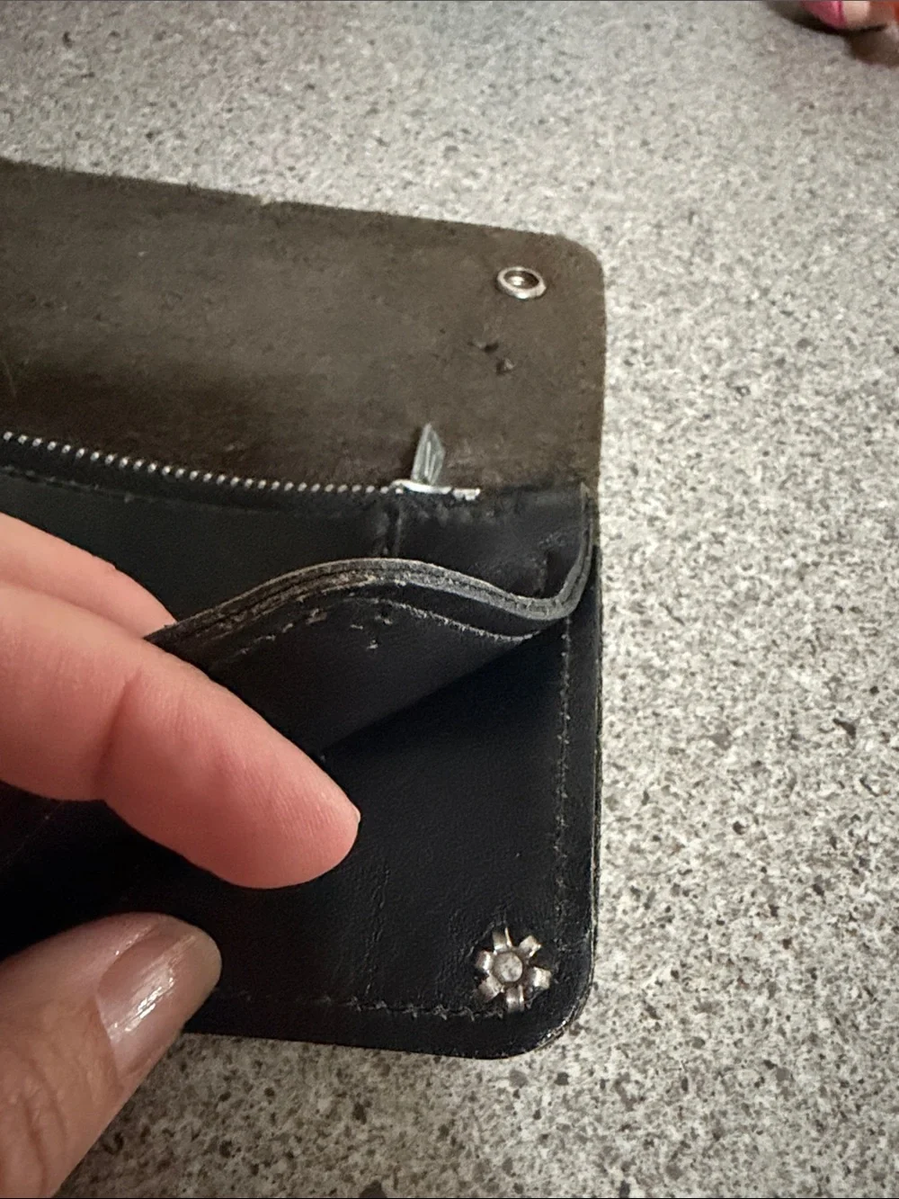 Harley-Davidson black leather